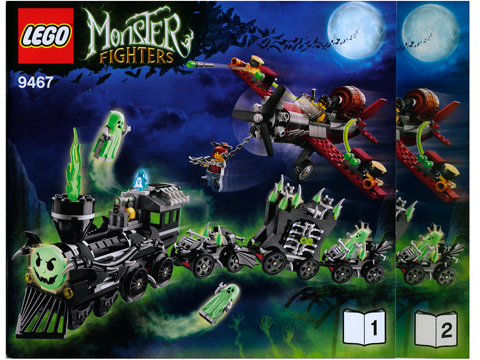 9467 The Ghost Train (Used) LEGO Monster Fighters product image 2, provided for visual reference and product detail review