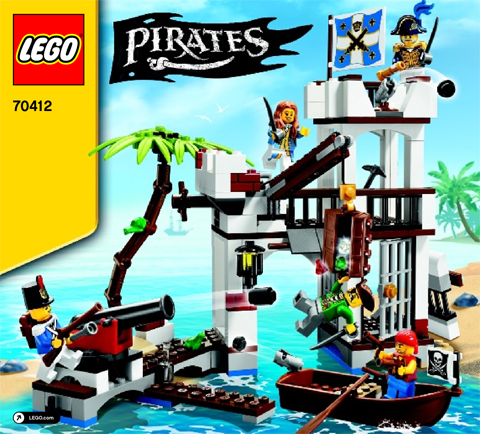 70412 Soldiers Fort (Used) LEGO Pirates product image 2, provided for visual reference and product detail review