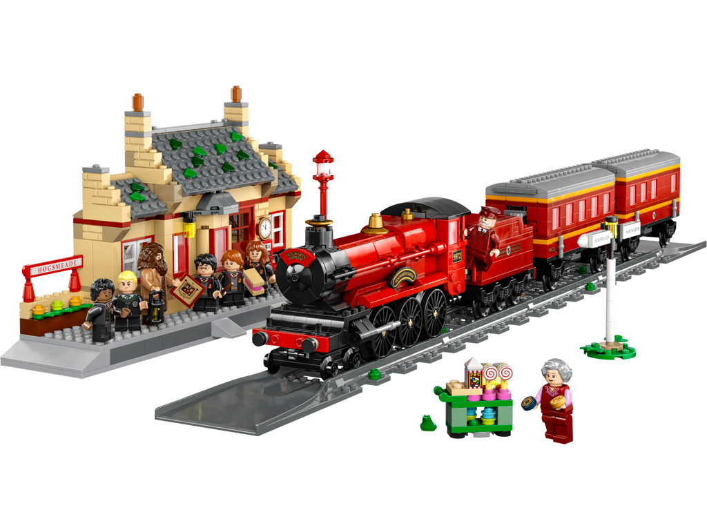 76423 Hogwarts Express & Hogsmeade Station (Used) LEGO Harry Potter product image 1, provided for visual reference and