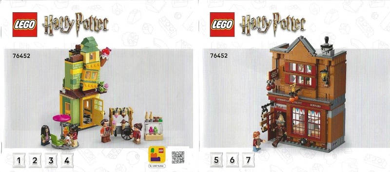 76452 Quality Quidditch Supplies & Ice Cream Parlour (Certified) LEGO Harry Potter product image 2, provided for visual