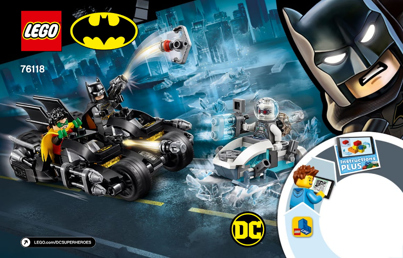 76118 Mr. Freeze Batcycle Battle (Certified) LEGO Super Heroes product image 2, provided for visual reference and product