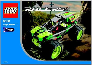 8356 Jungle Monster (Certified) LEGO Racers product image 2, provided for visual reference and product detail review