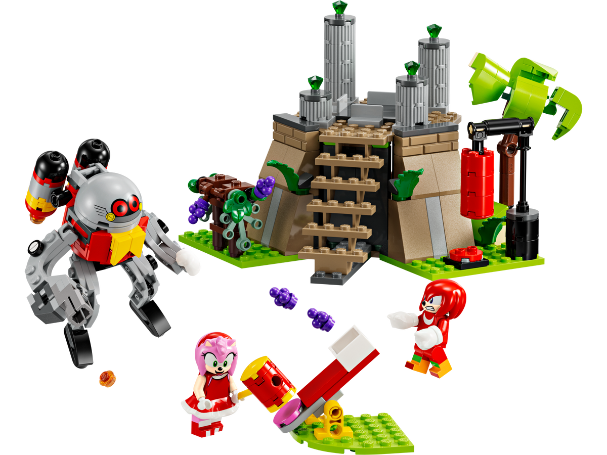 76998 Knuckles and the Master Emerald Shrine (Used) LEGO Sonic product image 1, provided for visual reference and product
