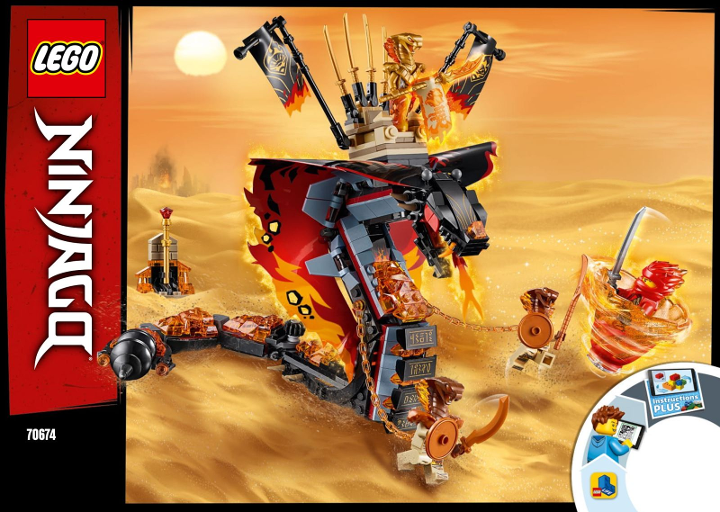 70674 Fire Fang (Certified) LEGO Ninjago product image 2, provided for visual reference and product detail review