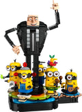 75582 Brick-Built Gru and Minions (Used) LEGO Despicable Me product image 1, provided for visual reference and product