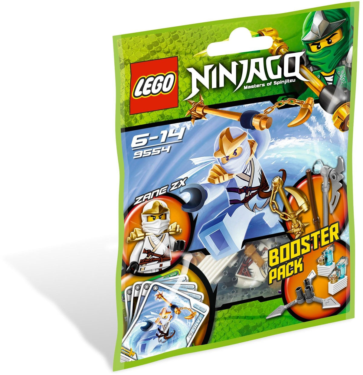 9554 Zane ZX (Retired) LEGO Ninjago product image 1, provided for visual reference and product detail review