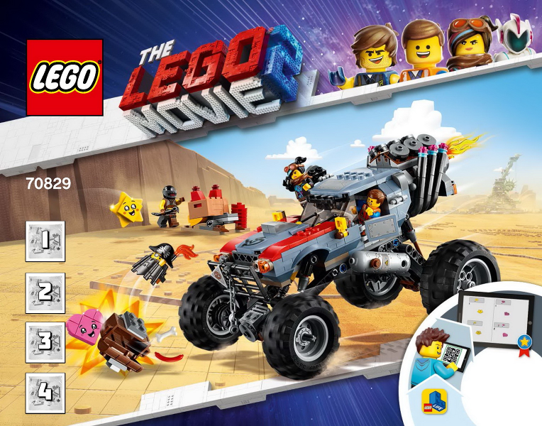 70829 Emmet and Lucy's Escape Buggy! (Certified) LEGO The LEGO Movie 2 product image 2, provided for visual reference and