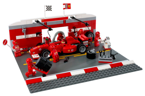 8375 Ferrari F1 Pit Set (Certified) LEGO Racers product image 1, provided for visual reference and product detail review