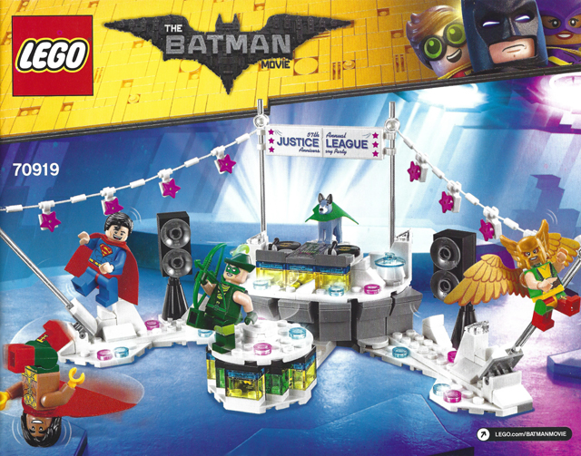 70919 The Justice League Anniversary Party (Certified) LEGO The LEGO Batman Movie product image 2, provided for visual