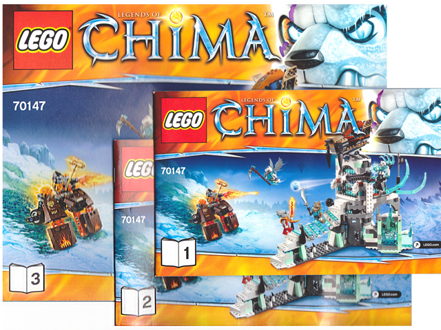 70147 Sir Fangar's Ice Fortress (Certified) LEGO Legends of Chima product image 2, provided for visual reference and product