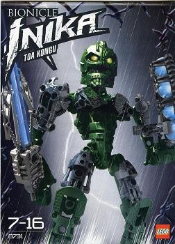 8731 Toa Kongu (Used) LEGO BIONICLE product image 2, provided for visual reference and product detail review