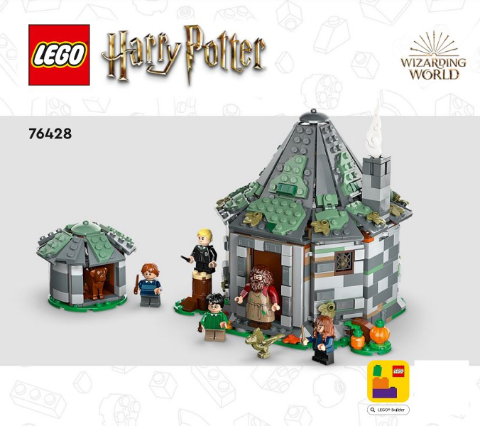 76428 Hagrid's Hut: An Unexpected Visit (Used) LEGO Harry Potter product image 2, provided for visual reference and product