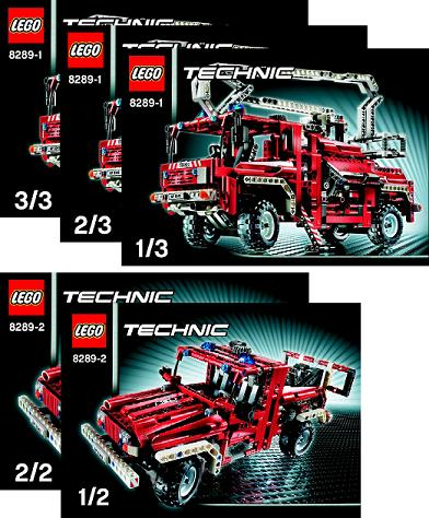 8289 Fire Truck (Certified) LEGO TECHNIC product image 2, provided for visual reference and product detail review