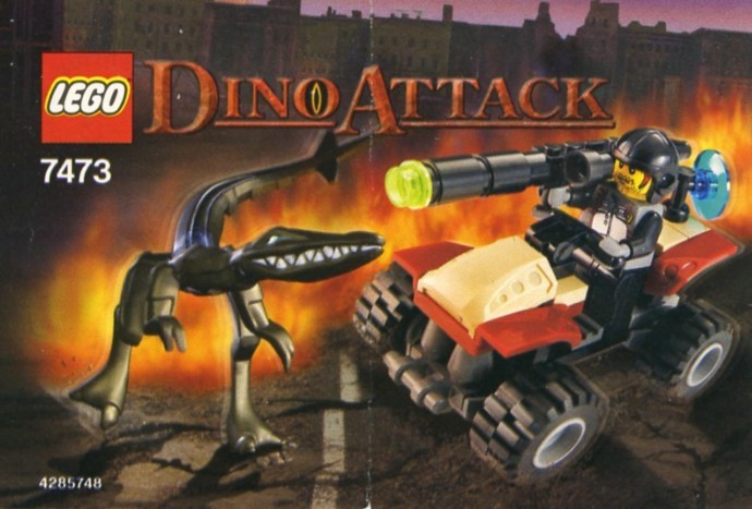 7473 Steel Sprinter vs. Mutant Lizard (Certified) LEGO Dino Attack product image 2, provided for visual reference and