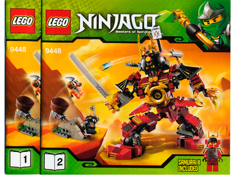 9448 Samurai Mech (Used) LEGO Ninjago product image 2, provided for visual reference and product detail review