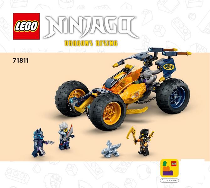 71811 Arin's Ninja Off-Road Buggy Car (Certified) LEGO Ninjago product image 2, provided for visual reference and product