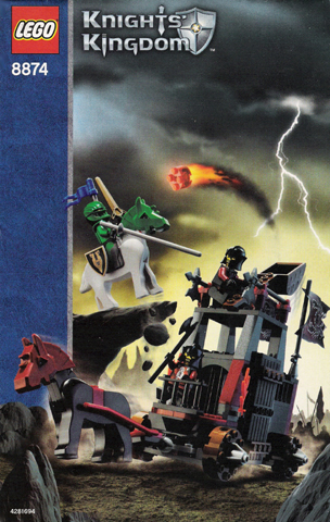 8874 Battle Wagon (Certified) LEGO Castle product image 2, provided for visual reference and product detail review