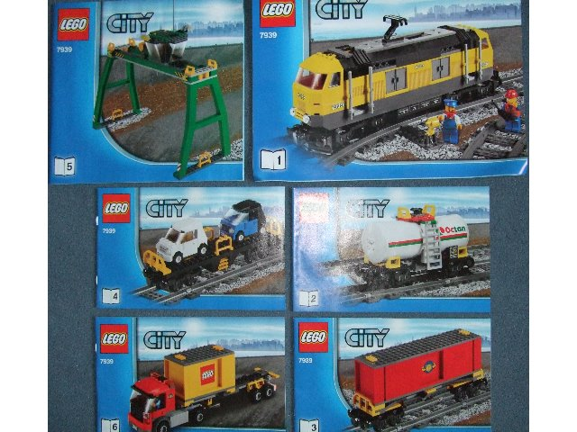 7939 Cargo Train (Used) LEGO City product image 2, provided for visual reference and product detail review