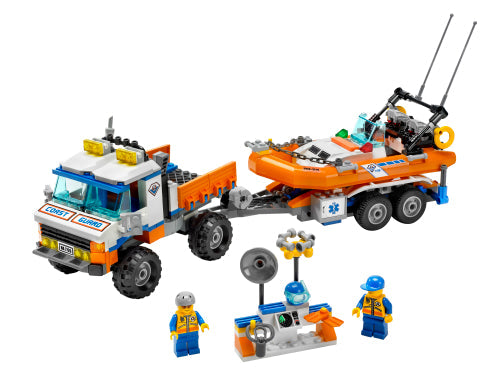 7726 Coast Guard Truck with Speed Boat (Certified) LEGO City product image 1, provided for visual reference and product