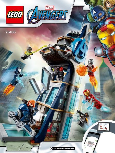 76166 Avengers Tower Battle (Used) LEGO Super Heroes product image 2, provided for visual reference and product detail review
