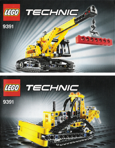 9391 Tracked Crane (Used) LEGO TECHNIC product image 2, provided for visual reference and product detail review