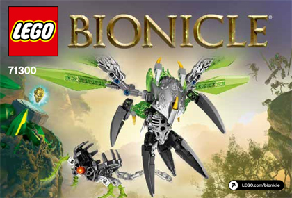 71300 Uxar - Creature of Jungle (Used) LEGO BIONICLE product image 2, provided for visual reference and product detail review