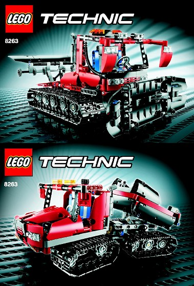 8263 Snow Groomer (Certified) LEGO TECHNIC product image 2, provided for visual reference and product detail review