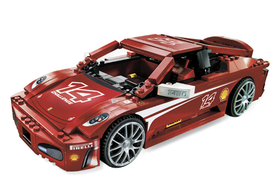 8143 Ferrari 1:17 F430 Challenge (Used) LEGO Racers product image 1, provided for visual reference and product detail review