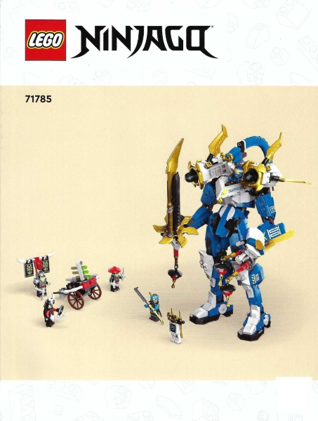 71785 Jay's Titan Mech (Used) LEGO Ninjago product image 2, provided for visual reference and product detail review