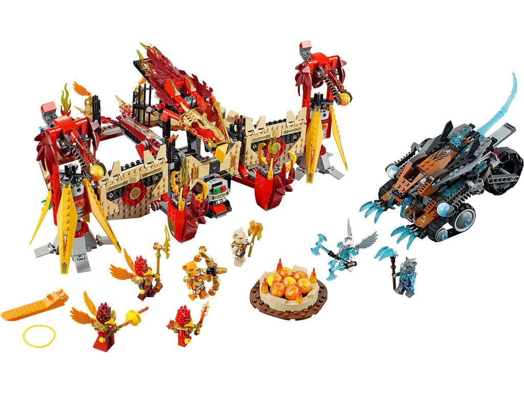 70146 Flying Phoenix Fire Temple (Certified) LEGO Legends of Chima product image 1, provided for visual reference and
