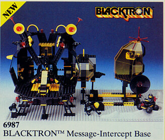6987 Message Intercept Base (Used) LEGO Space