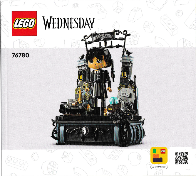 76780 Wednesday Addams Figure (Certified) LEGO Wednesday product image 2, provided for visual reference and product detail