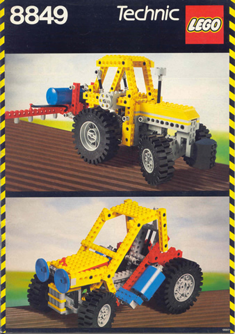 8849 Tractor (Used) LEGO TECHNIC product image 2, provided for visual reference and product detail review
