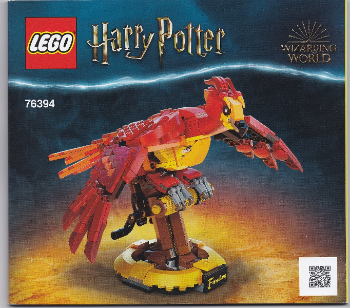 76394 Fawkes, Dumbledore's Phoenix (Certified) LEGO Harry Potter product image 2, provided for visual reference and product