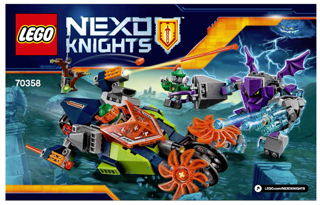 70358 Aaron's Stone Destroyer (Used) LEGO Nexo Knights product image 2, provided for visual reference and product detail
