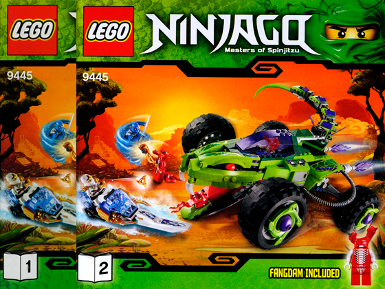 9445 Fangpyre Truck Ambush (Used) LEGO Ninjago product image 2, provided for visual reference and product detail review