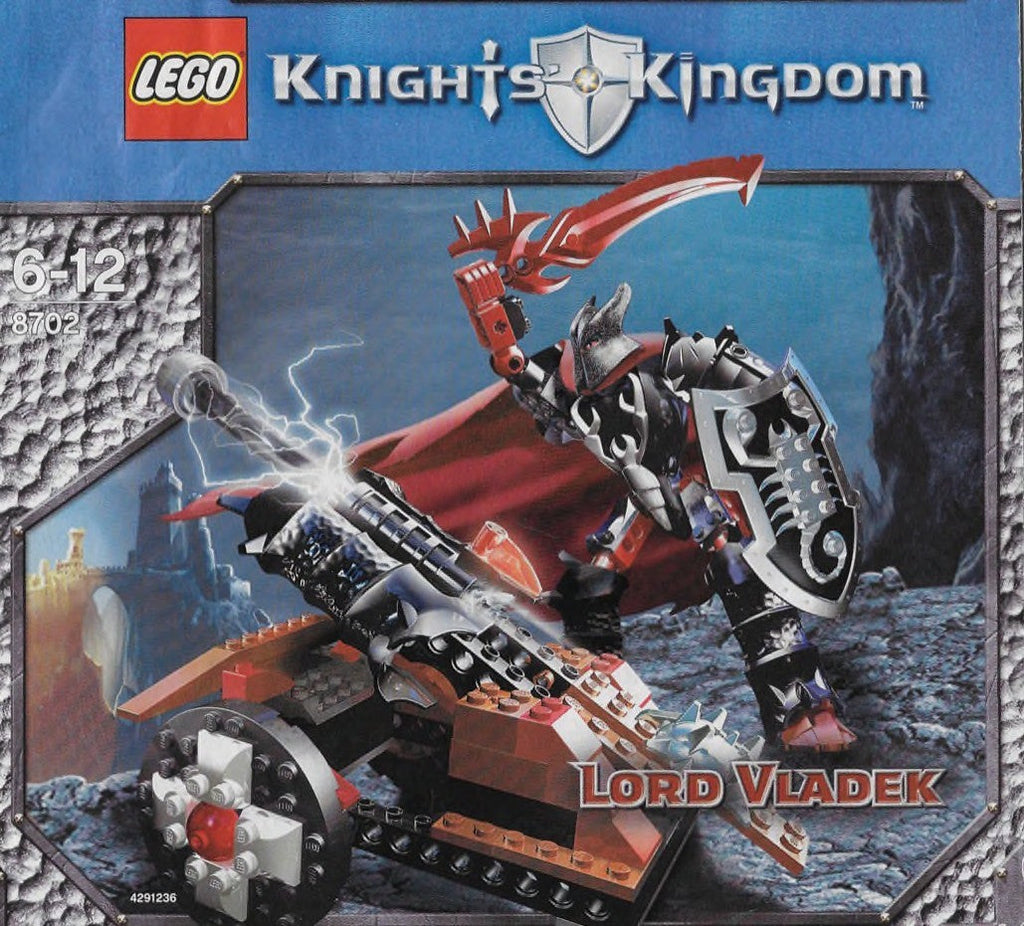 8702 Lord Vladek (Certified) LEGO Castle product image 2, provided for visual reference and product detail review