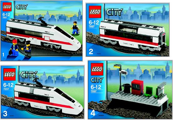 7897 Passenger Train (Certified) LEGO City product image 2, provided for visual reference and product detail review
