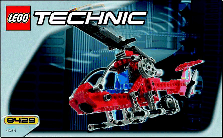 8429 Helicopter (Certified) LEGO TECHNIC product image 2, provided for visual reference and product detail review