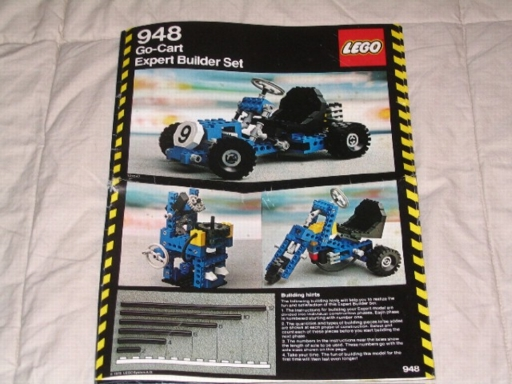 948 Go-Kart (Used) LEGO TECHNIC product image 2, provided for visual reference and product detail review