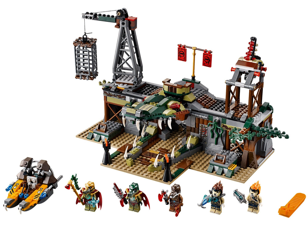 70014 The Croc Swamp Hideout (Certified) LEGO Legends of Chima
