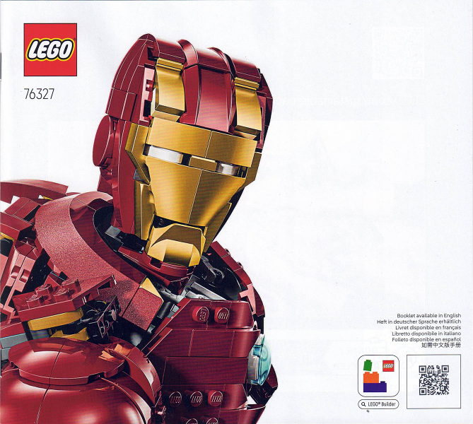 76327 Iron Man MK4 Bust (Used) LEGO Super Heroes product image 2, provided for visual reference and product detail review