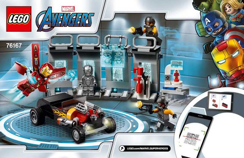 76167 Iron Man Armory (Certified) LEGO Super Heroes product image 2, provided for visual reference and product detail review