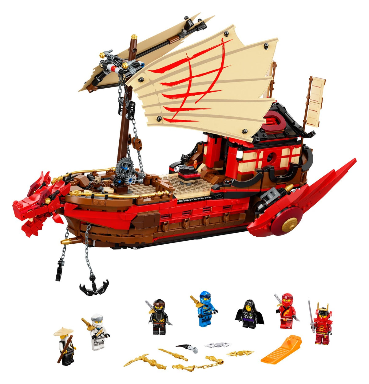 71705 Destiny's Bounty (Used) LEGO Ninjago product image 1, provided for visual reference and product detail review