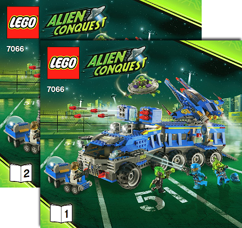 7066 Earth Defense HQ (Used) LEGO Space product image 2, provided for visual reference and product detail review