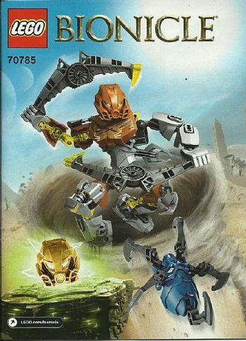 70785 Pohatu - Master of Stone (Certified) LEGO BIONICLE product image 2, provided for visual reference and product detail