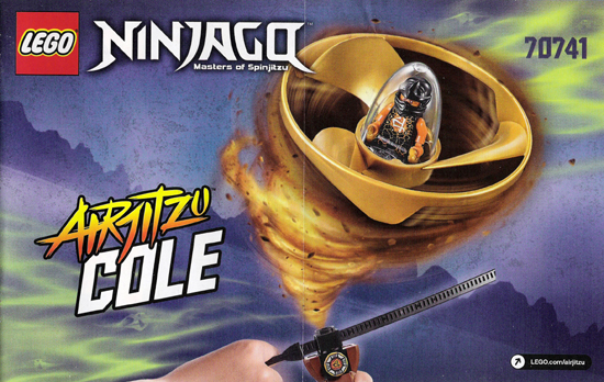 70741 Airjitzu Cole Flyer (Certified) LEGO Ninjago product image 2, provided for visual reference and product detail review