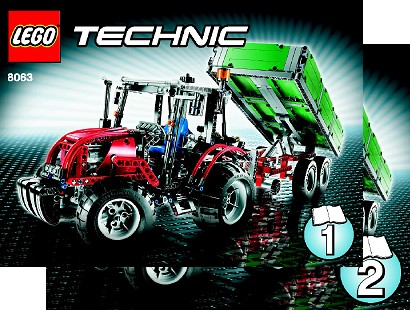 8063 Tractor with Trailer (Certified) LEGO TECHNIC product image 2, provided for visual reference and product detail review