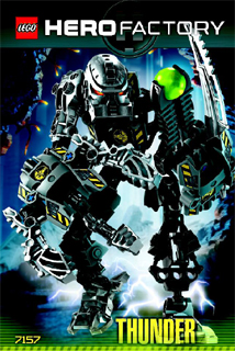 7157 Thunder (Certified) LEGO HERO Factory product image 2, provided for visual reference and product detail review