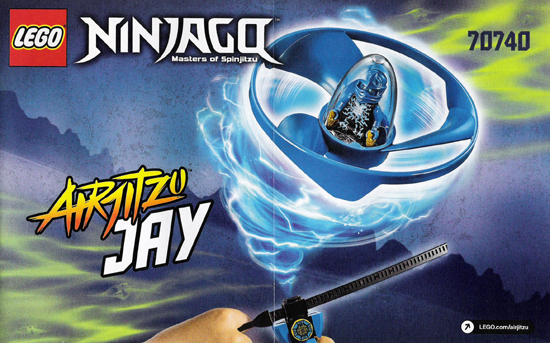 70740 Airjitzu Jay Flyer (Certified) LEGO Ninjago product image 2, provided for visual reference and product detail review